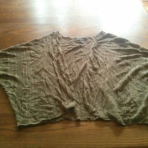 NWT Boho Langenlook Olive Green Linen Blend Cardigan/Kimono